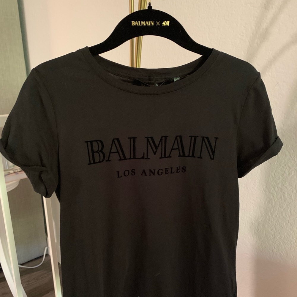 Balmain x H&M Black T-shirt